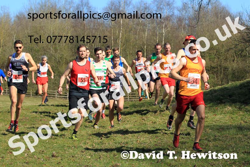 Senior and Masters Mens 2022 North Eastern Cross Country Relays, Farnley Farm, Peterlee.  Photo: David T. Hewitson/Sports for All Pics